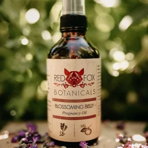 photo of blossoming belly essential oil product for pregnant women