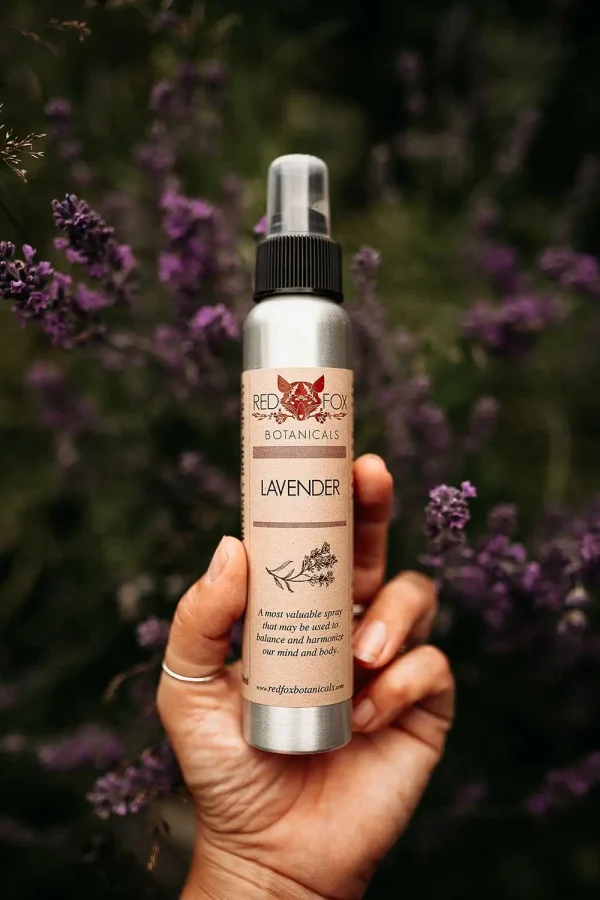 photo of lavender body spray product