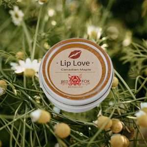 photo of lip love canadian maple flavoured lip balm