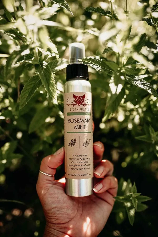 photo of rosemary mint body spray product