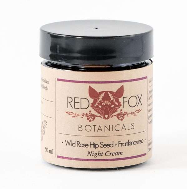 wild rose hip seed frankincense night cream