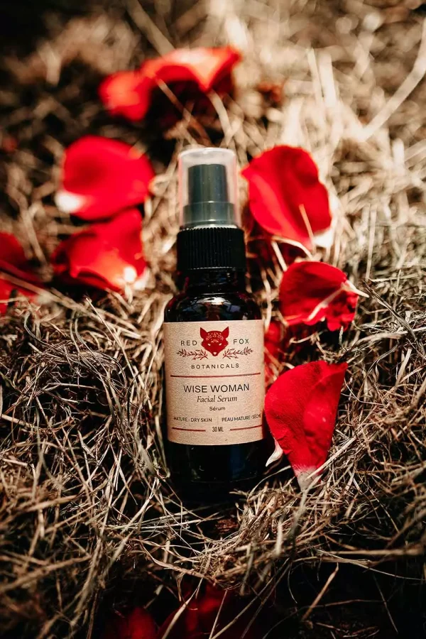 photo of wise woman facial serum product