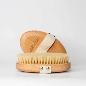 Image of the vegan exfoliating dry body brush product