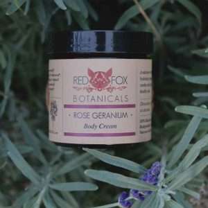 image of rose geranium body cream product