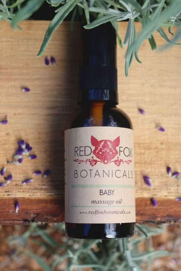 image of baby massage oil product