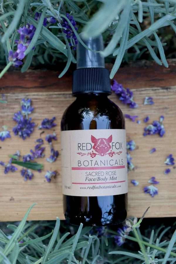 image of the sacred rose face/body mist product
