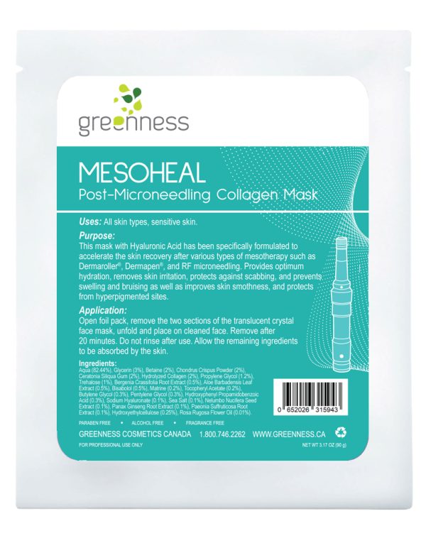 Mesoheal Post-Microneedling Collagen Mask BY Greenness - Image 3